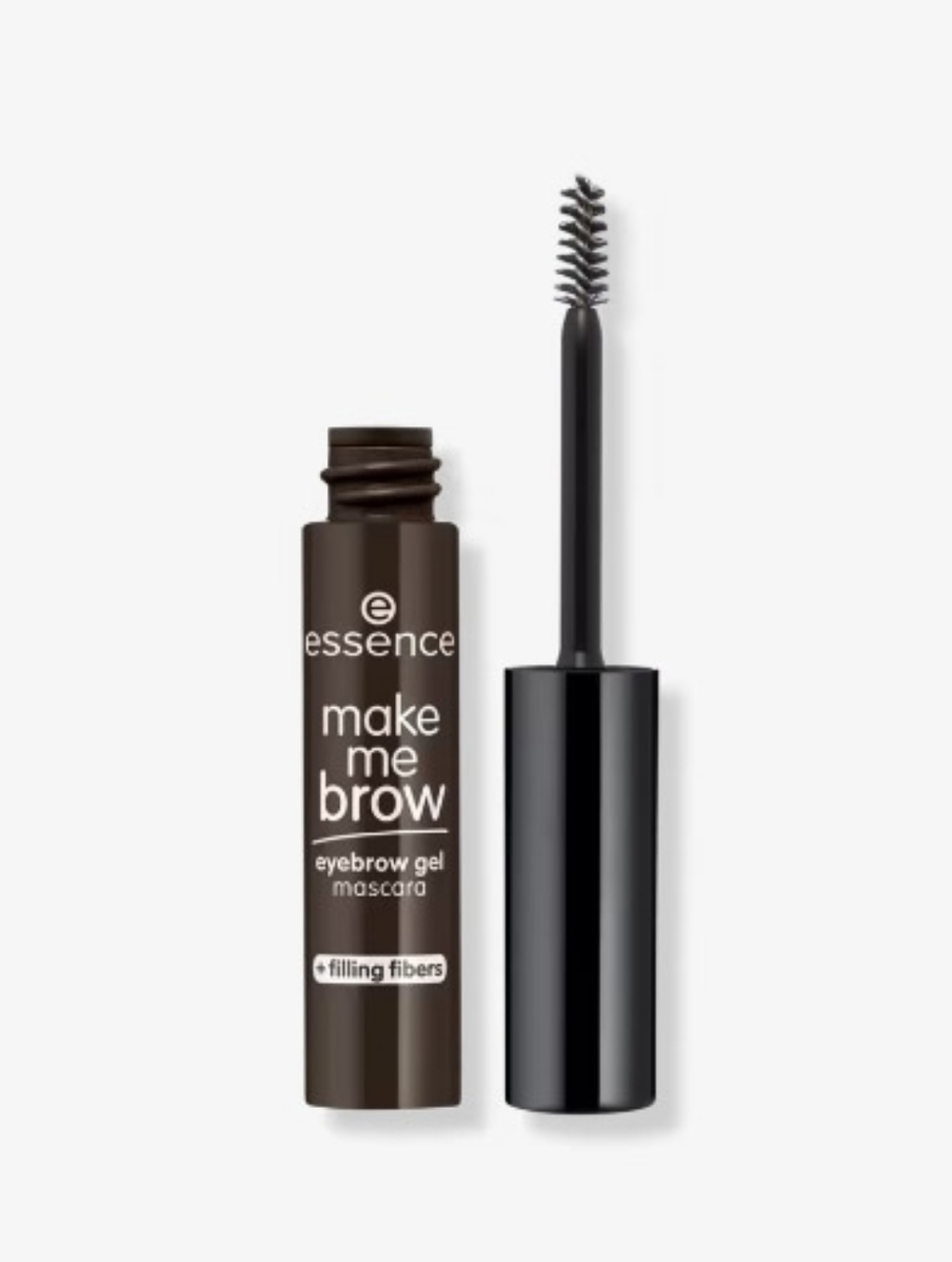 🍒 essence Make Me Brow Eyebrow Gel Mascara 04 Ashy Brown + Fibers ✨